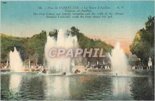 Ansichtskarte AK Parc de Versailles Le Bassin d'Apollon Fountain of Apollon