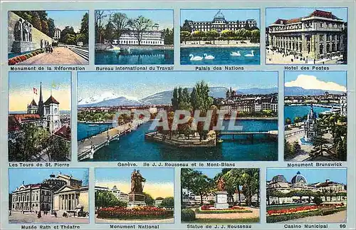 Ansichtskarte AK Monument de la Reformation Geneve