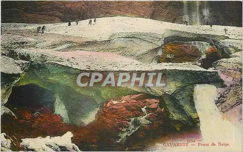 Cartes postales Gavarnie Pont de Neige