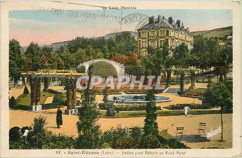 Ansichtskarte AK Saint Etienne Loire Jardins pour Enfants au Rond Point