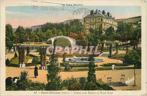 Cartes postales Saint Etienne Loire Jardins pour Enfants au Rond Point