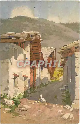 Cartes postales Une rue a Entreves Courmayeur