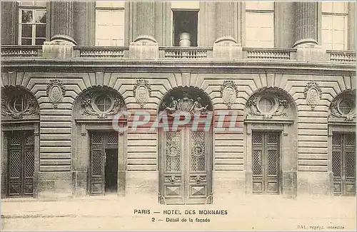 Cartes postales Paris Hotel des Monnaies