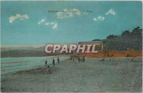 Ansichtskarte AK Toulon Les Sablettes La Plage