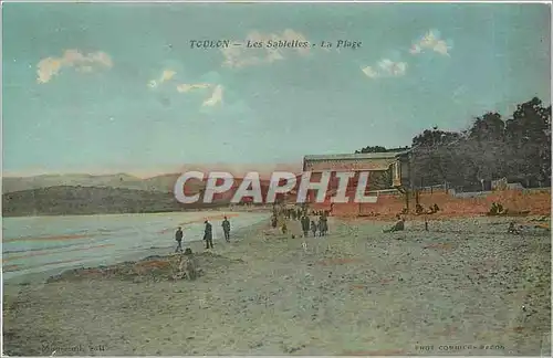 Ansichtskarte AK Toulon Les Sablettes La Plage