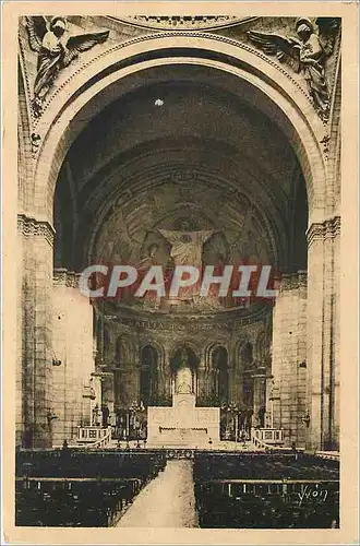 Cartes postales Paris En Flanant Basilique du Sacre Coeur de Montmartre Le Choeur et la Nef