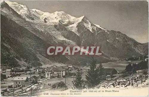 Cartes postales Chamonix et le Mont Blanc