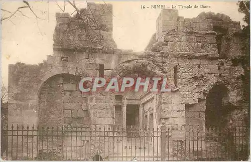 Cartes postales Nimes Le Temple de Diane