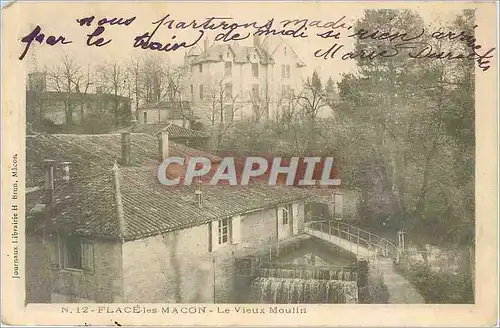 Cartes postales Place les Macon Le Vieux Moulin