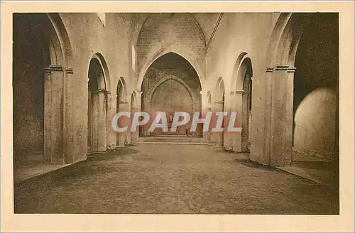 Cartes postales Abbaye de Senanque Gordes Vaucluse Eglise nef centrale