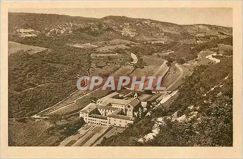 Ansichtskarte AK Abbaye de Senanque Gordes Vaucluse Vue generale cote Sud Vue plongeante