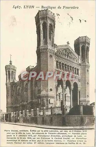 Cartes postales Lyon Basilique de Fourviere