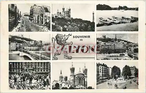 Cartes postales moderne Souvenir de Lyon Lion