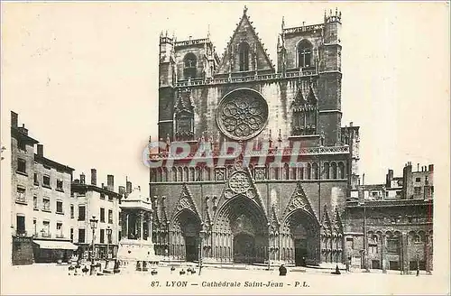 Cartes postales Lyon Cathedrale Saint Jean