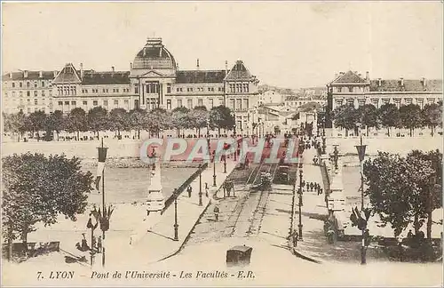 Cartes postales Lyon Pont de l'Universite Les Facultes