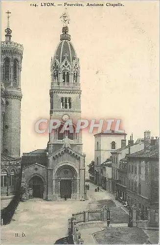 Cartes postales Lyon Fourviere Ancienne Chapelle