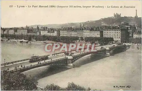 Ansichtskarte AK Lyon Le Pont Morand Le Coteau de Fourviere