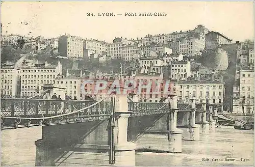 Cartes postales Lyon Pont Saint Clair