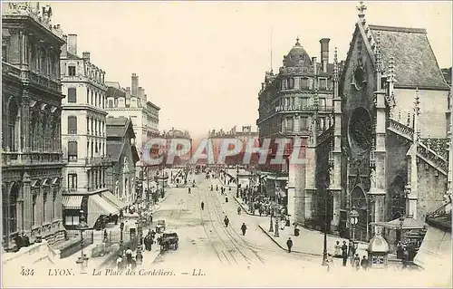 Cartes postales Lyon La Place des Cordeliers