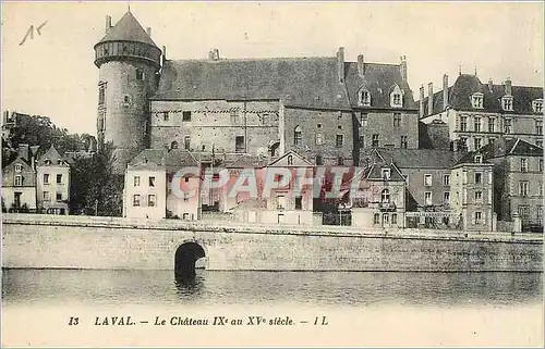 Ansichtskarte AK Laval Le Chateau IX au XV siecle