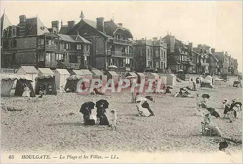 Cartes postales Houlgate La Plage et les Villas