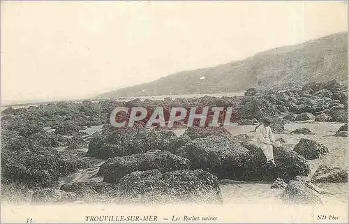 Ansichtskarte AK Trouville sur Mer Les Roches Noires