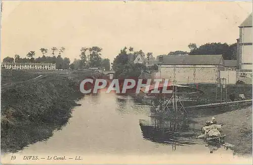 Cartes postales Dives Le Canal Lavandieres