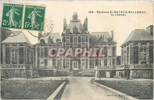 Ansichtskarte AK Environs de Bayeux Balleroy Le Chateau