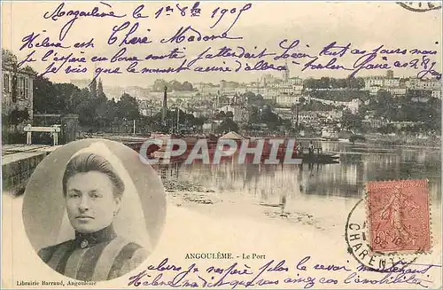 Cartes postales Angouleme Le Port Bateau Folklore
