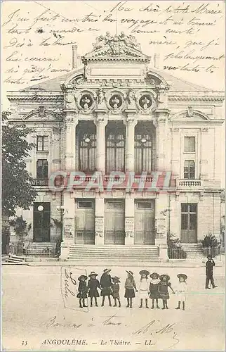 Cartes postales Angouleme Le Theatre Enfants