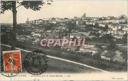 Cartes postales Angouleme Panorama pris de Saint Martin