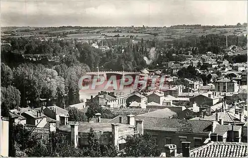 Cartes postales moderne Angouleme Charente La Passerelle de Bourgine