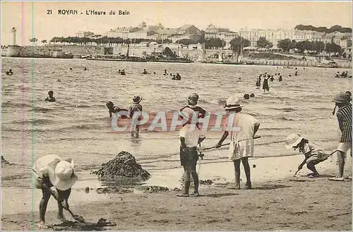 Cartes postales Royan L'Heure du Bain Enfants