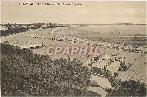 Cartes postales Royan Vue Generale de la Grande Conche