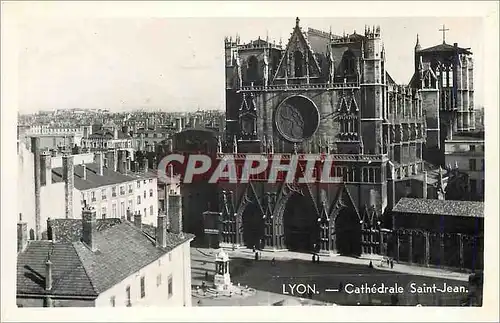 Cartes postales Lyon Cathedrale Saint Jean