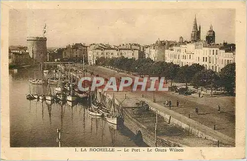 Cartes postales La Rochelle Le Port Le Cours Wilson Bateaux