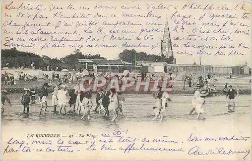 Cartes postales La Rochelle La Plage Enfants