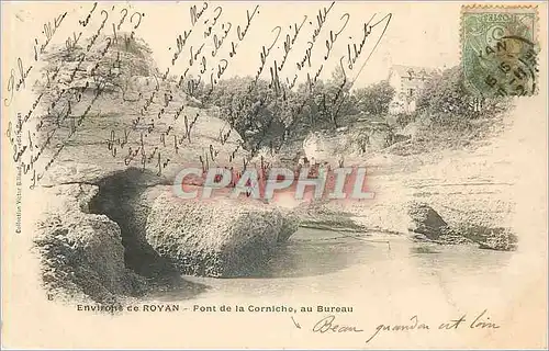 Ansichtskarte AK Environs de Royan Pont de la Corniche au Bureau