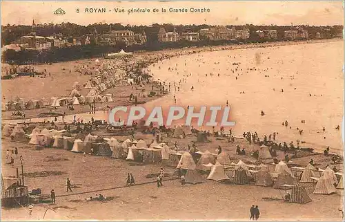 Ansichtskarte AK Royan Vue generale de la Grande Conche