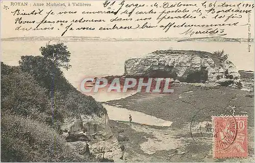 Cartes postales Royan Anse Michelet a Vallieres