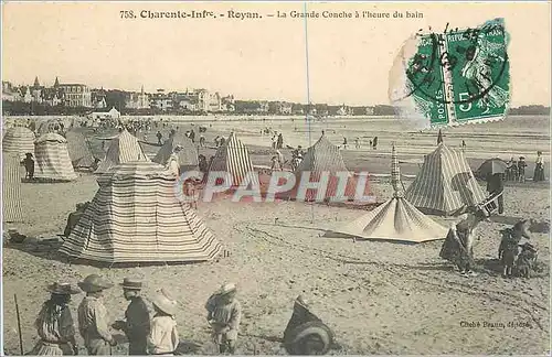 Cartes postales Charente Inf Royan La Grande Conche a l'Heure du bain