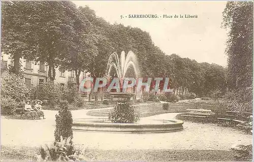 Ansichtskarte AK Sarrebourg Place de la Liberte