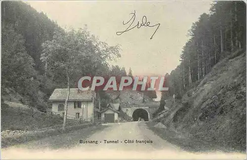 Cartes postales Bussang Tunnel Cote francais