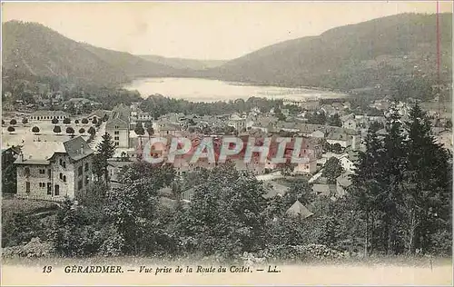 Cartes postales Gerardmer Vue prise de la Route du Costel