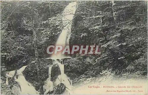 Ansichtskarte AK Les Vosges Bussang Cascade des Allemands