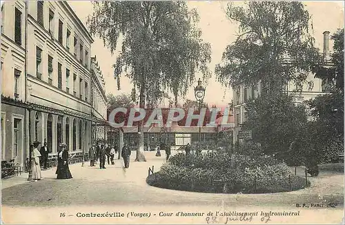 Cartes postales Cotrexeville Vosges Cour d'honneur de l'Establissement hydromineral