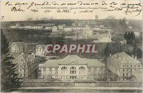 Ansichtskarte AK Plombieres les Bains Grands Hotels et Nouveaux Thermes