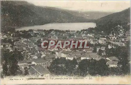 Cartes postales Gerardmer Vue generale prise des Gouttridos