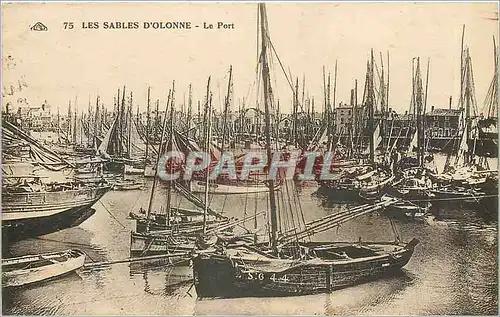 Cartes postales Les Sables d'Olonne Le Port Bateaux