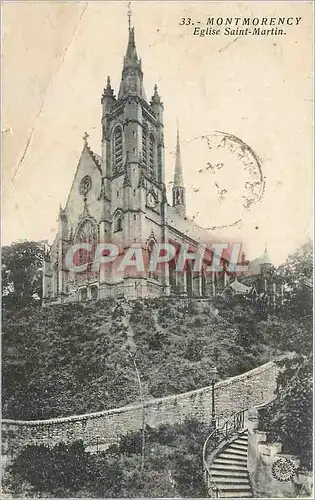 Cartes postales Montmorency Eglise Saint Martin